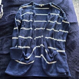 Men's Blue Striped Sweater